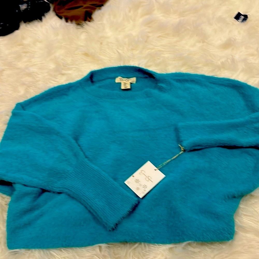 Brand new Jessica Simpson teal sweater